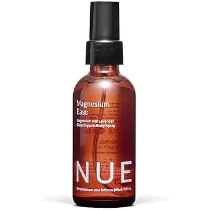 The Nue Co Magnesium Ease Skin Spray for Muscle Pain & Tension Relief with Lavender & Arnica Oil High Absorption Sports Recovery & Sleep Vegan, Paraben-Free, Non-Toxic, 60ml - Image 1