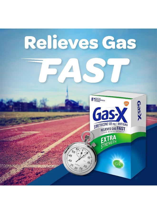 Gas-X كبسولات غاز-إكس ذات القوة الإضافية لتخفيف الغاز مع سيميثيكون 125 ملغ - 72 عدداً - Image 2