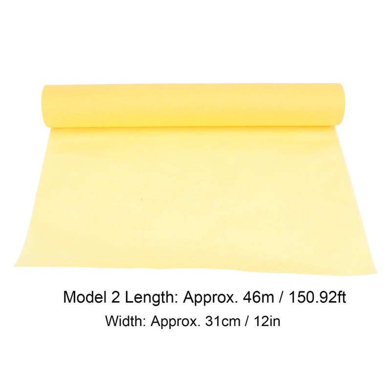 Kuuleyn Translucent Yellow Tracing Paper Roll 46meter For Drawing Gift Wrapping - Image 2