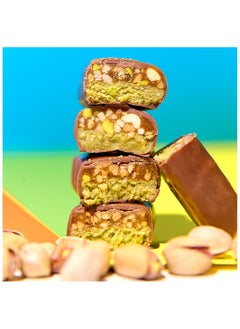 Snaq Fabriq SNAQER Chocolate Protein bar with Pistachio and Caramel No Sugar Added 12x50g  - Image 4