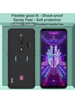 ماركة غير محددة حافظة لهاتف Zte Nubia Red Magic 7 Uc 3 Series حافظة هاتف من مادة TPU مقاومة للصدمات باللون الأسود  - Image 4