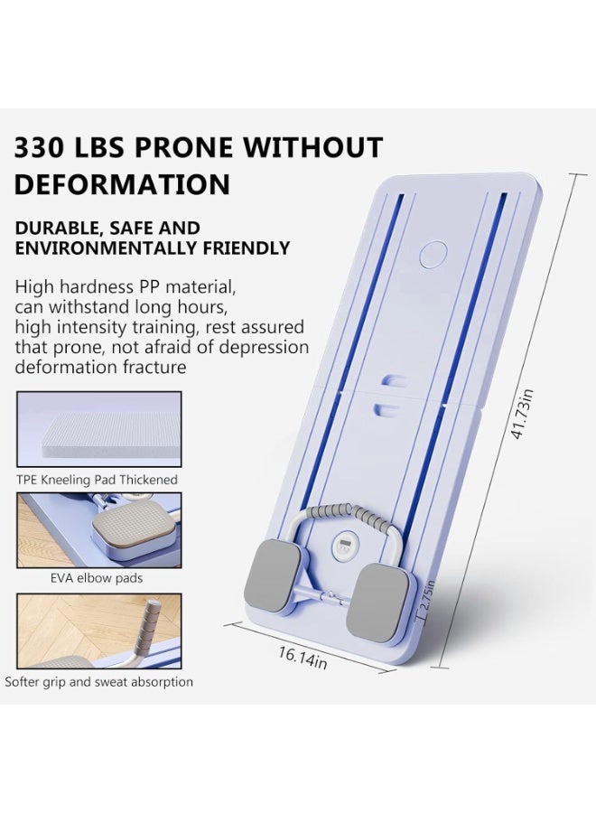 ACHAS Pilates Board, Pilates Reformer Set, Multi-Purpose Foldable Abdominal Board for Home, 5 in 1 Pilates Sliding Board (Purple) - Image 5