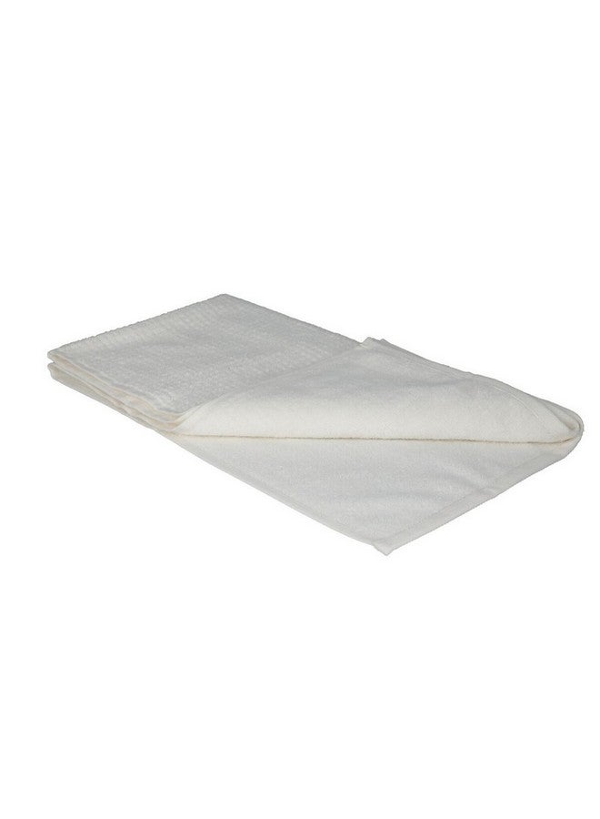 ام تي اس منشفة قطن ناعمة بجودة عالية أبيض 50 × 90 سم 164-24WHT - Image 3