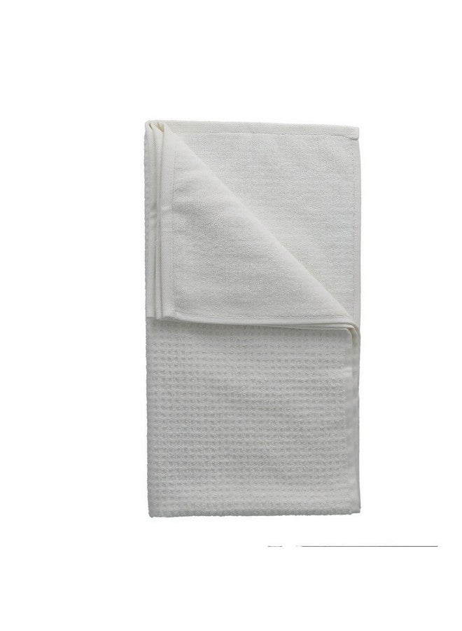 ام تي اس منشفة قطن ناعمة بجودة عالية أبيض 50 × 90 سم 164-24WHT - Image 2