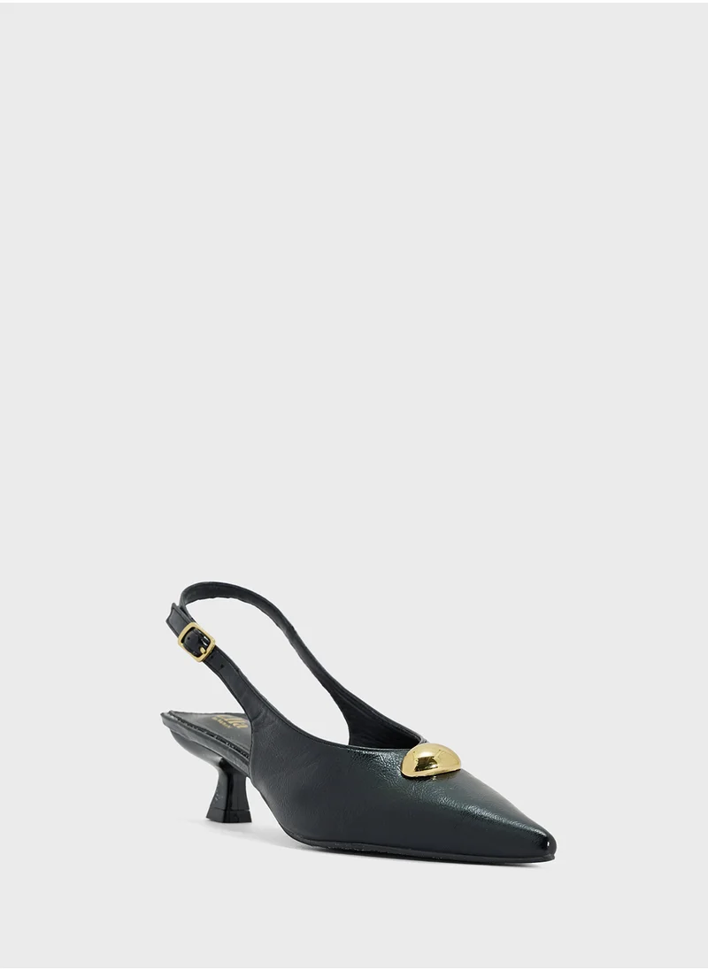 ELLA Sling Back Heeled Pump