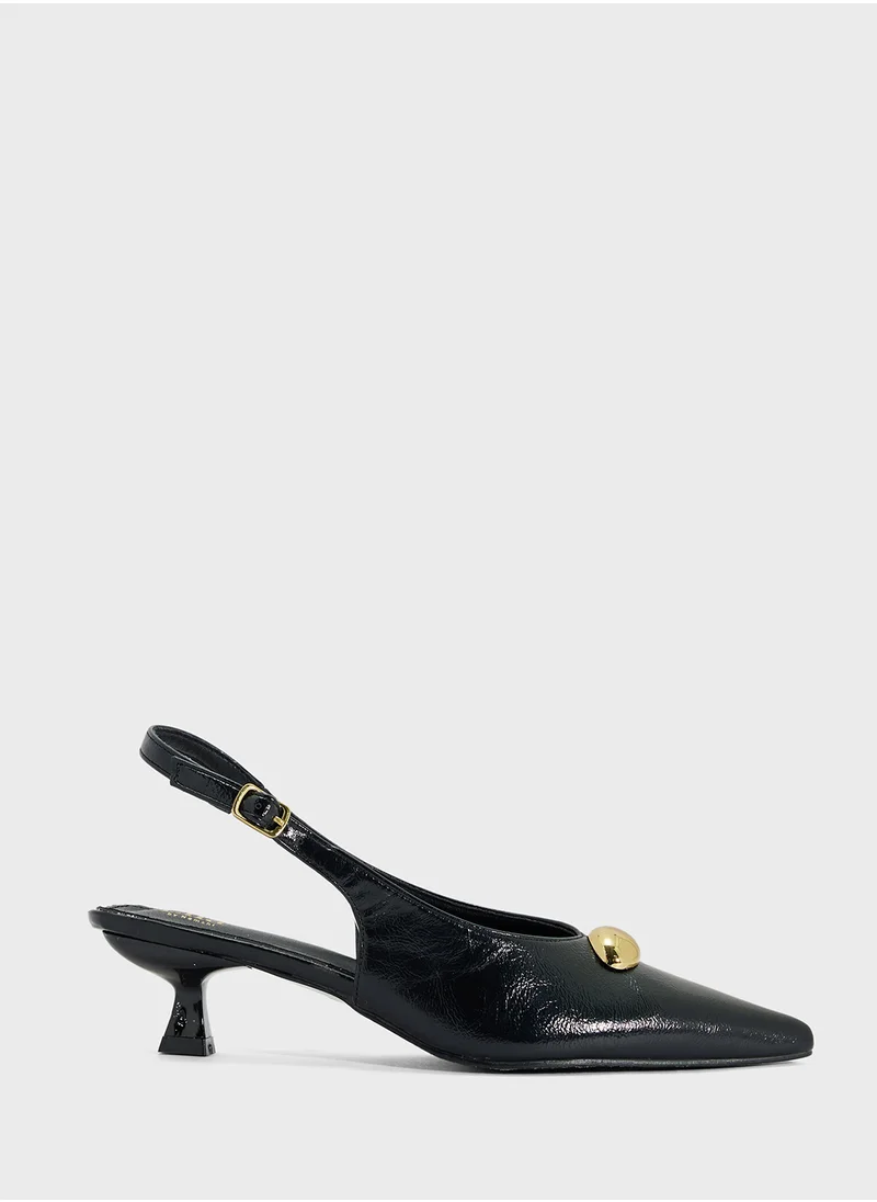 ELLA Sling Back Heeled Pump
