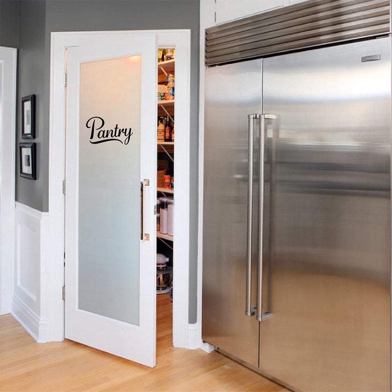 MAZ DISTRIBUTIONS - Pantry Sticker - Vinyl Decal for Refrigerators - Removable Waterproof Sticker for Store Door - Useable Indoor and Outdoor - Easy use for Office and Canteen - MAZ - 321 - Image 3