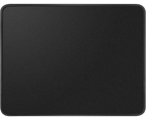 لوحة ماوس بحواف مخيطة، وقاعدة مطاطية مانعة للانزلاق، وسطح ماوس فاخر مقاوم للماء، مناسبة لأجهزة الكمبيوتر المحمولة والمكتبية والمنزلية، 260 × 210 × 3 مم، أسود