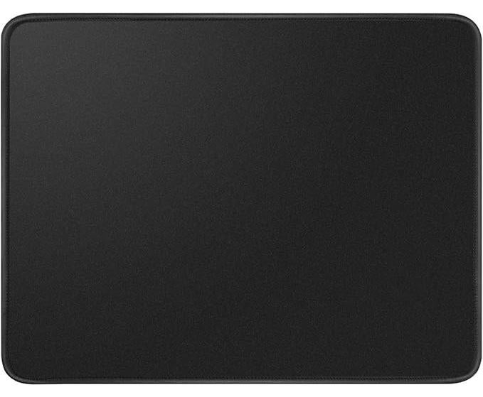 OMAKSS Mouse Pad with Stitched Edge, Non-Slip Rubber Base, Premium-Textured and Waterproof Mousepad for Computers, Laptop, Office and Home, 260x210x3mm, Black/Red - Image 1