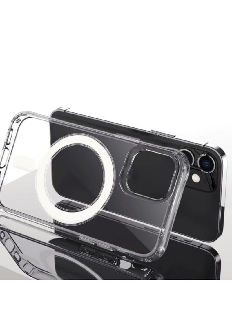 iPhone 12 Case TPU Magsafe Case Cover Clear - Image 3