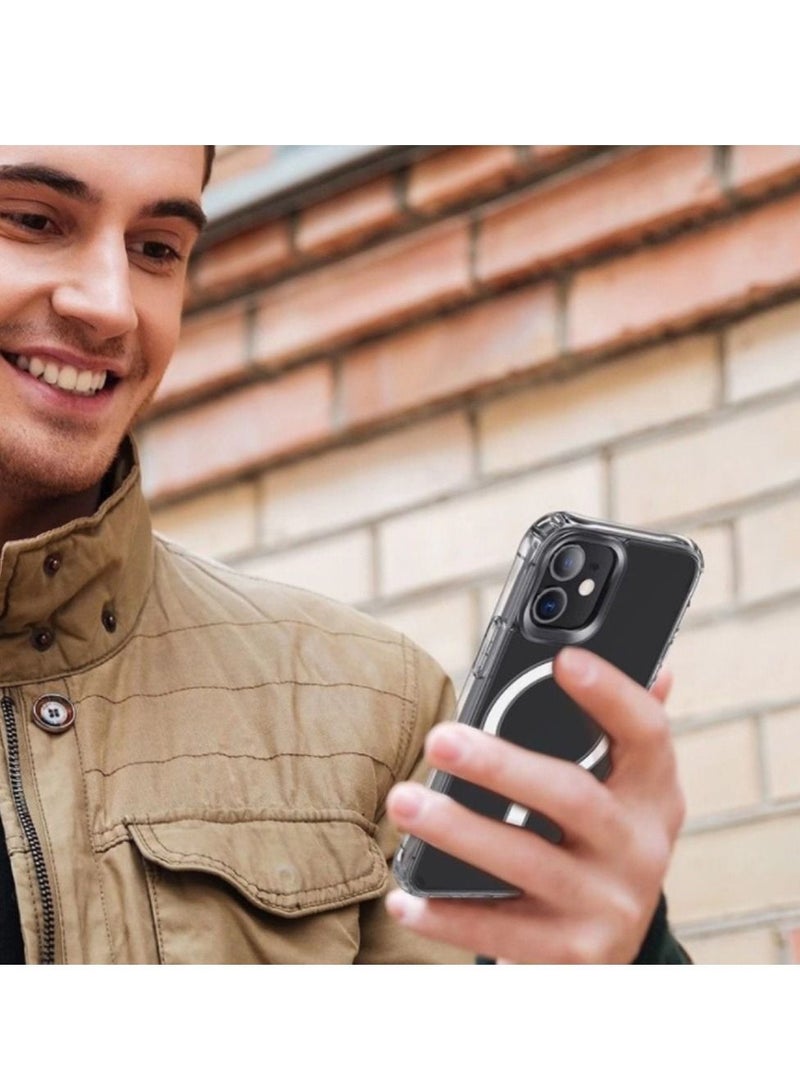 iPhone 12 Case TPU Magsafe Case Cover Clear - Image 4