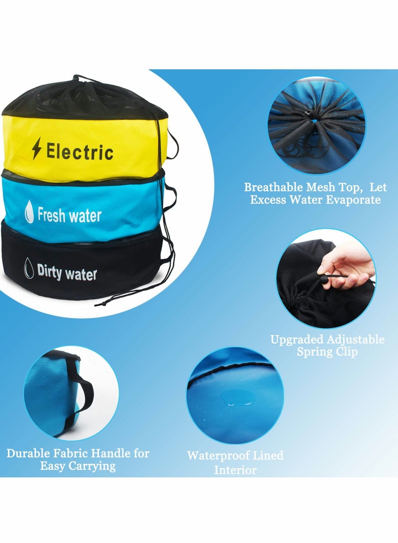 Generic RV Hose Bags Accessories Storage Bags for Sewer Hoses Fresh/Black Water Hoses and Electrical Cords (with 1 Straps) Pack  - Image 3