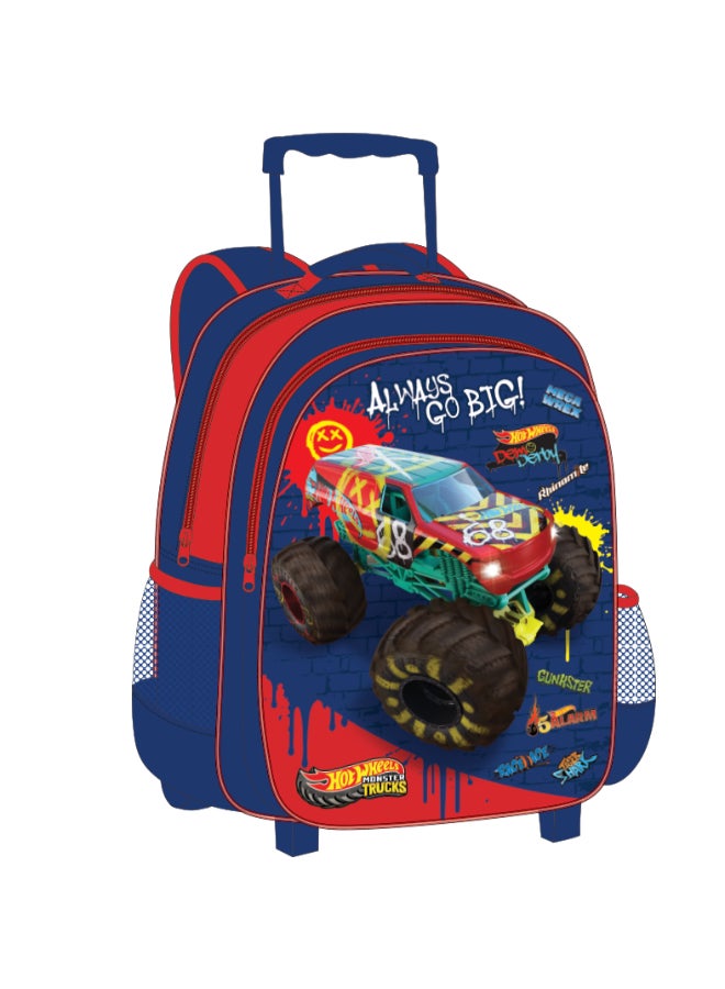 Hot Wheels Hot Wheels 5 in 1 Value Pack (16" Trolley Bag with Lunch Box, Lunch bag, Water Bottle and Pencil Case) - Image 5