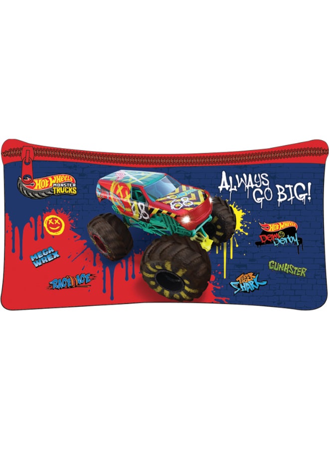 Hot Wheels Hot Wheels 5 in 1 Value Pack (16" Trolley Bag with Lunch Box, Lunch bag, Water Bottle and Pencil Case) - Image 3
