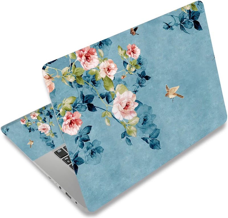 icolor Floral Laptop Skin Sticker Decal - Image 1