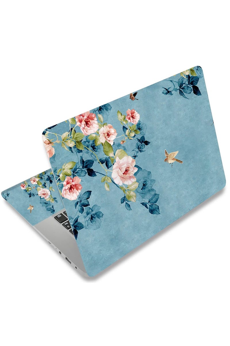 icolor Floral Laptop Skin Sticker Decal - Image 1
