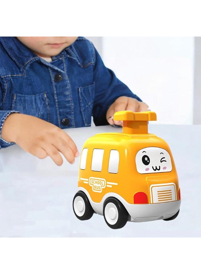 COGNIKIDS مجموعة سيارات موسيقية ذات جاذبية مغناطيسية (3 قطع) | سيارة، سيارة إسعاف ورافعة شوكية | ألعاب سيارات تدفع وتذهب مع موسيقى وصوت | سيارات تعرف على القشرة المغناطيسية للأطفال الصغار - Image 4