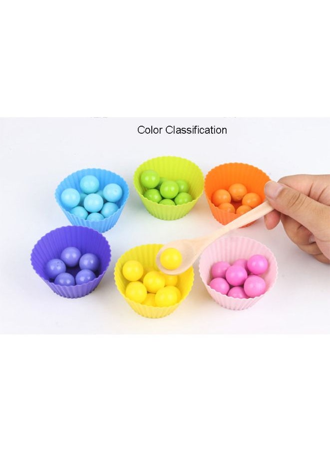 Generic - Two In One Memory Chess Clip Bead Game Baby Exercise Using Chopsticks Wooden Montessori Early Childhood Memory Training Toy - Image 1