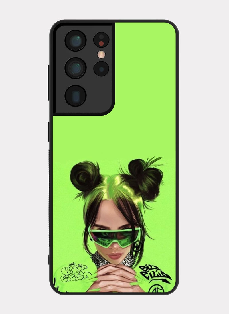 بكسلات كفر سامسونج جالكسي اس 21 الترا بيلي إيليش اخضر اسود - Image 1