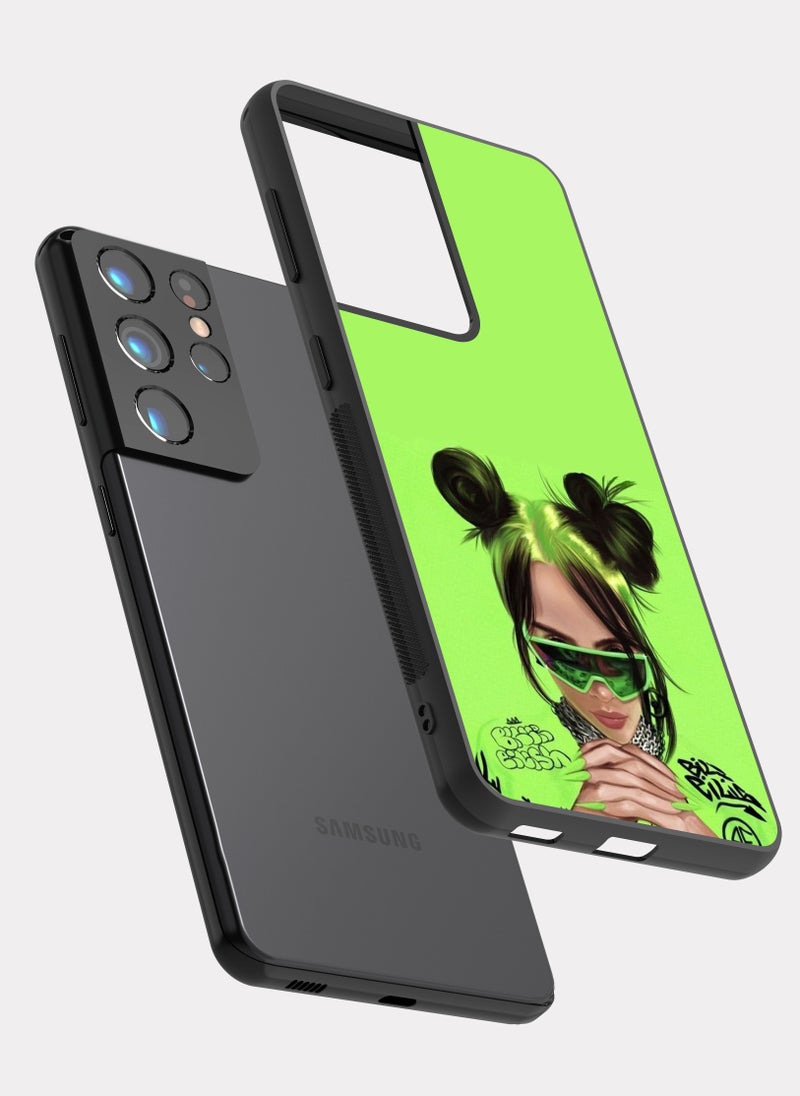 بكسلات كفر سامسونج جالكسي اس 21 الترا بيلي إيليش اخضر اسود - Image 2