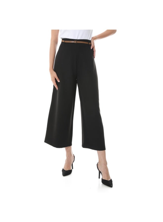 Coctail 19298-Classic Wide Leg Pants-Black  - Image 1
