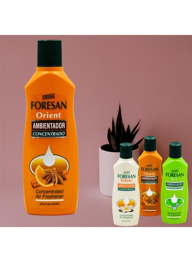 فورزان معطر جو ومزيل روائح مركز من أورينت، معطر للأرضيات والمراحيض برائحة تدوم طويلاً، 125 مل - Image 1