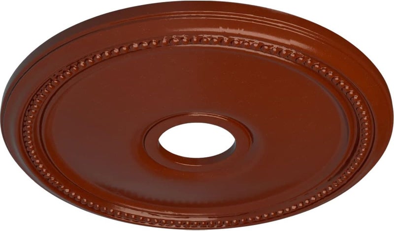 Ekena Millwork CM18DIFIF Diane Ceiling Medallion, 18"OD x 3 5/8"ID x 1 1/8"P (Fits Canopies up to 5 3/8"), Hand-Painted FireBrick - Image 2