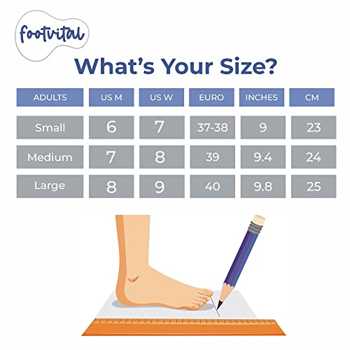 Footvital Memory Foam Shoe Insoles for Men and Women | Soft Cushioned Inserts for Long Standing and Walking | Supports Heel and Arch | Shock Absorbing | Moisture Absorbing | Lightweight Washable Insoles for All Shoes | 1 Pair | Black | Size 8 - Image 3
