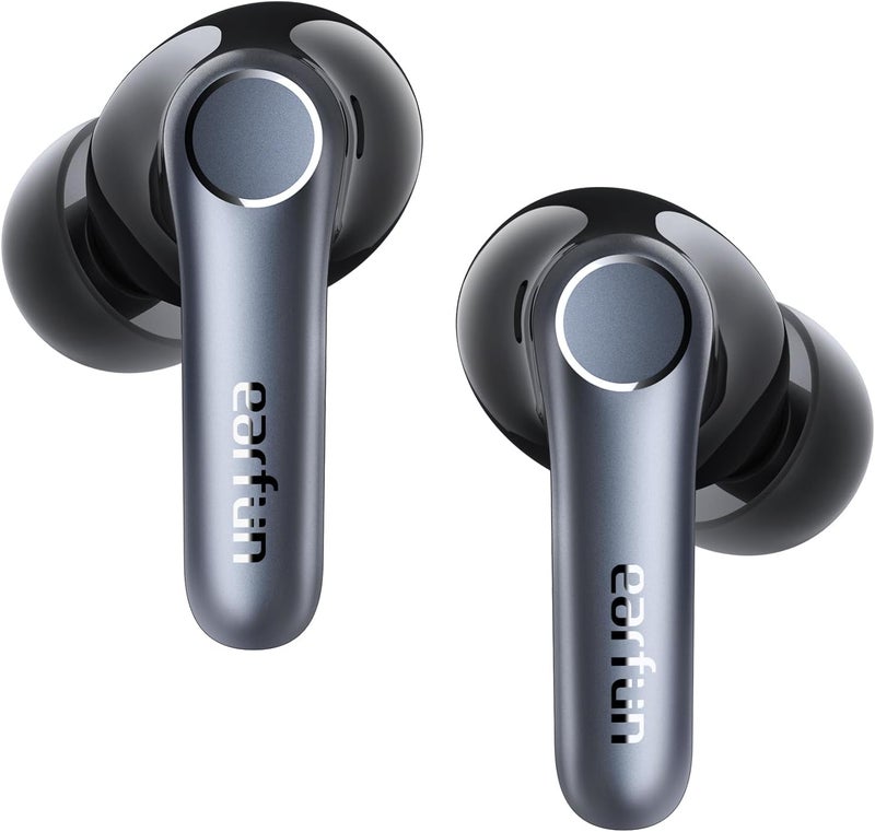إيرفن سماعات EarFun Air Pro 4 اللاسلكية مع إلغاء الضوضاء التكيفي الهجين، بلوتوث، جائزة VGP Goal 2024، تقنية Qualcomm Snapdragon Sound، aptX™ Lossless، 6 ميكروفونات مع AI CVC للمكالمات، صوت LDAC عالي الدقة، 52 ساعة تشغيل، BT5.4 - Image 1