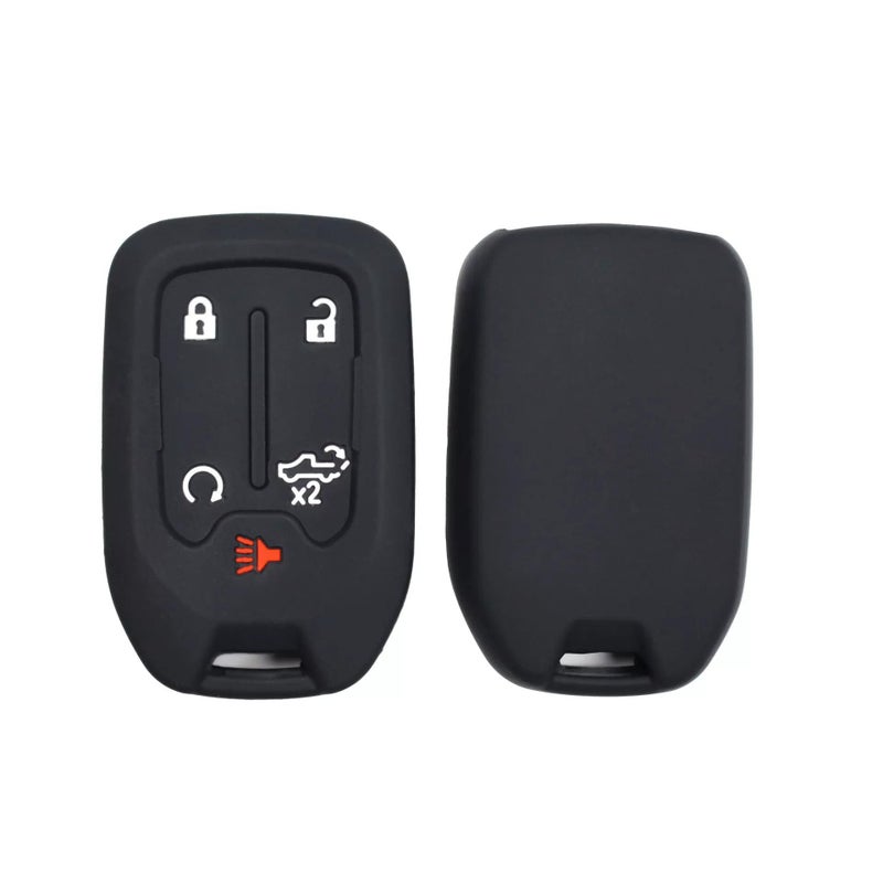 Car key cover, suitable for Chevrolet 5-key GMC YuKon key case, silicone remote control cover key case
