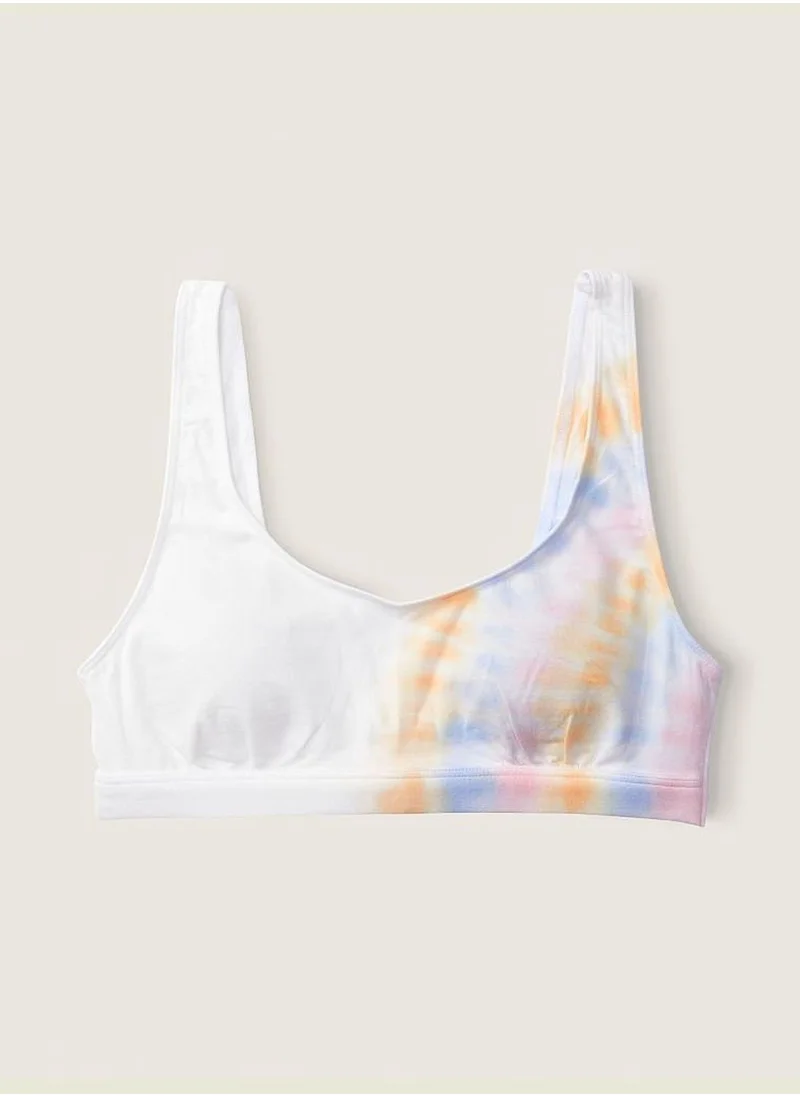 PINK Loungin' Cotton Scoop Bralette