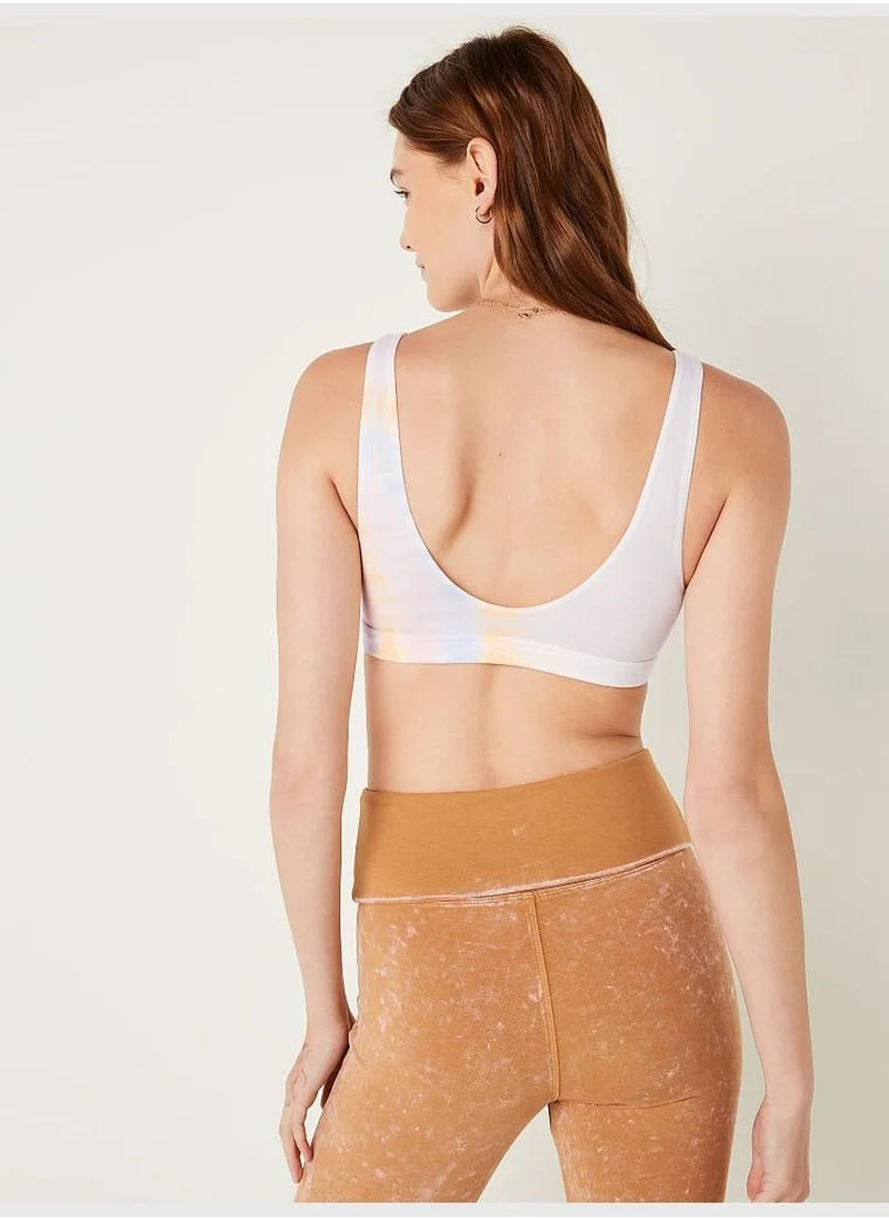 PINK Loungin' Cotton Scoop Bralette
