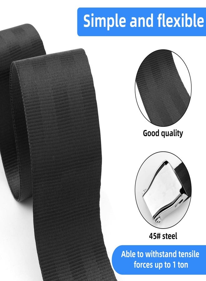Fukaisu Nordic Hamstring Curl Strap, Polyester Premium Durable Nordic Curl Bench Belt Practical Home Gym Workout Accessories Suitable for Women Men (Black) - Image 4