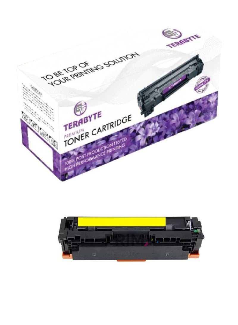 Terabyte 415A W2032A Yellow With Update Chip Toner Cartridge Is Compatible with HP Color LaserJet Pro MFP M479fdw M454dw M479fdn M479fnw M454dn (Yellow) - Image 1