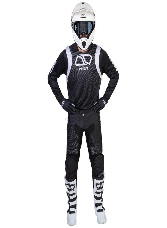 إم اس أر قميص MSR Axxis Range للدراجات النارية الترابية، موتوكروس، مقاس كبير جدًا (XXXXX) - أسود - Image 2