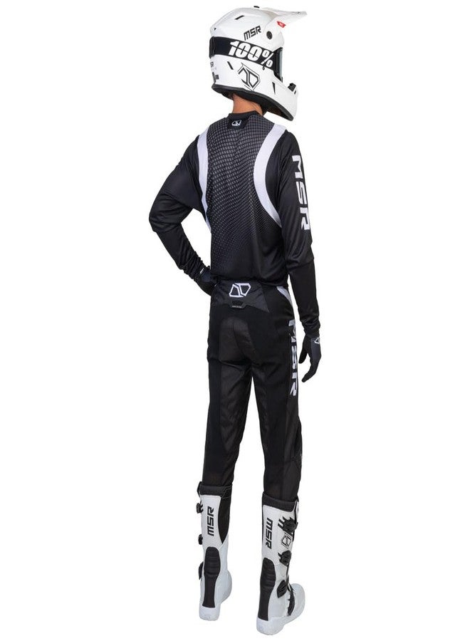 إم اس أر قميص MSR Axxis Range للدراجات النارية الترابية، موتوكروس، مقاس كبير جدًا (XXXXX) - أسود - Image 5