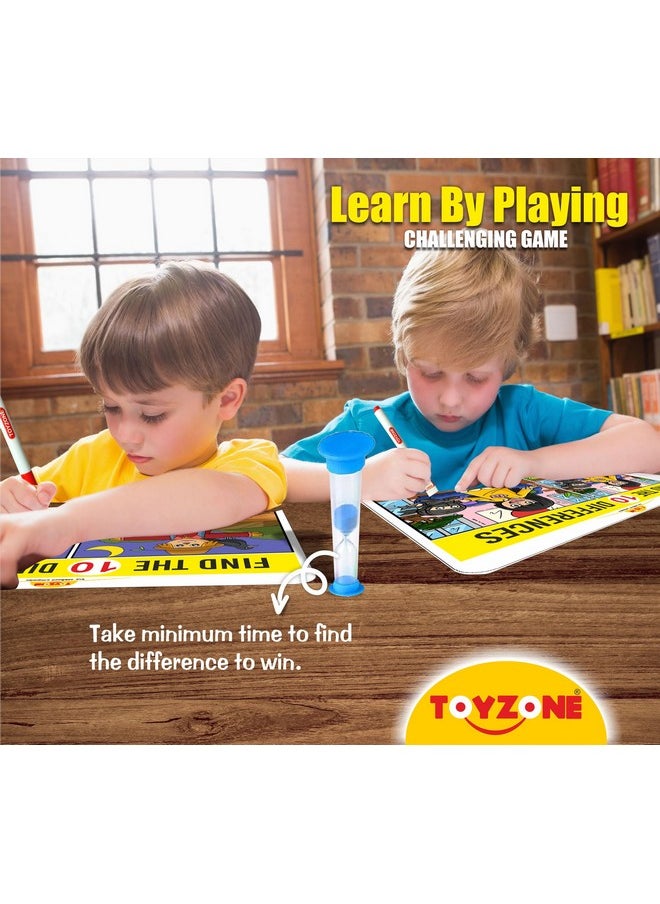 Toy Zone Toyzone Spot The Differences | Find The Difference Game | Brain Games | Early Learner Educational Game | Matching Game | Great for Home, Road Trip, Travel, Camping - Best Gift for Kids Ages 3+  - Image 5