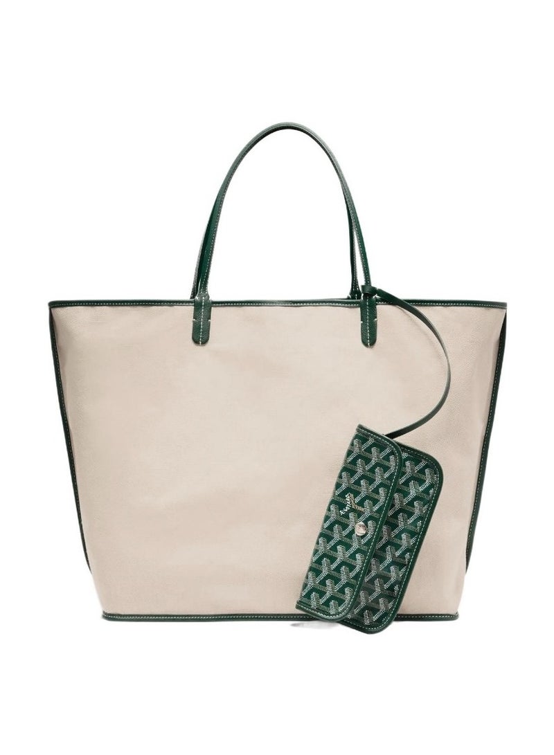 Printed Shopper Tote Green Pendants Random  - Image 4