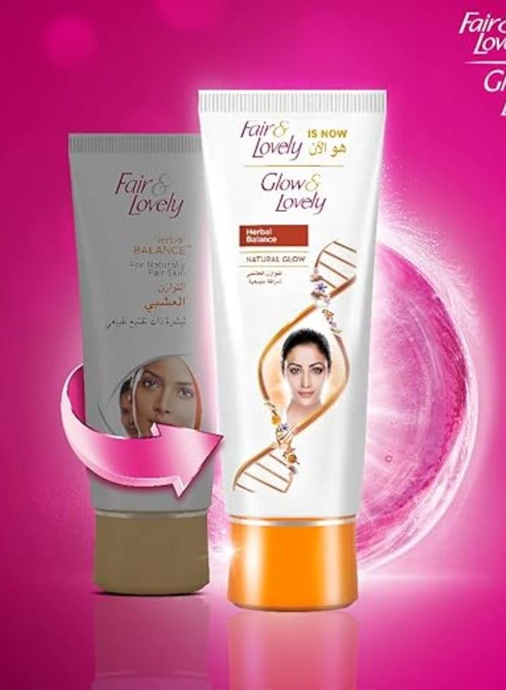 Glow & Lovely Natural Glow Herbal Serum Cream With Turmeric And Saffron 100G - Image 2