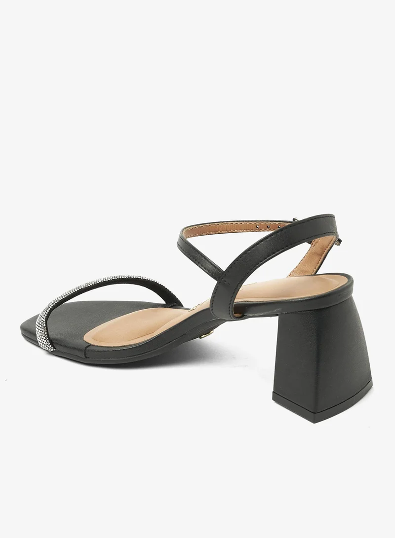 VIZZANO Black Women’s Slip-On Sandals – Comfortable Casual Footwear for Girls & Women for Women | Best Price UAE