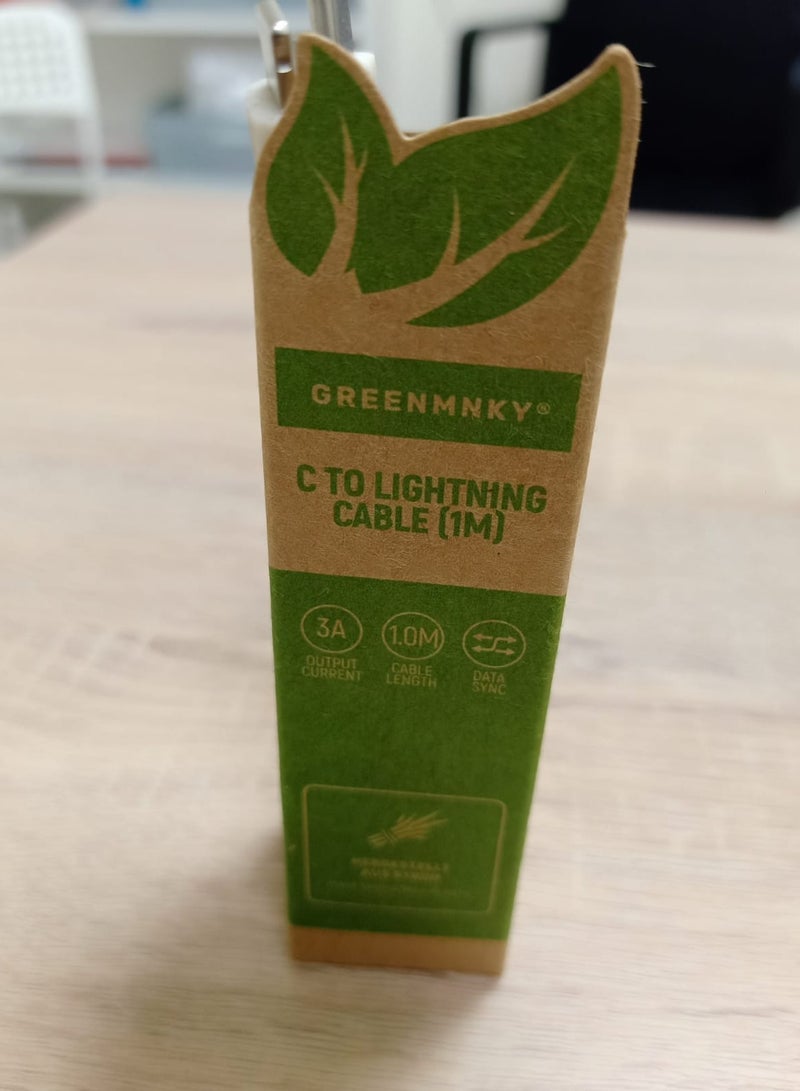 GREENMNKY TYPE C TO LIGHTNING CABLE - Image 1
