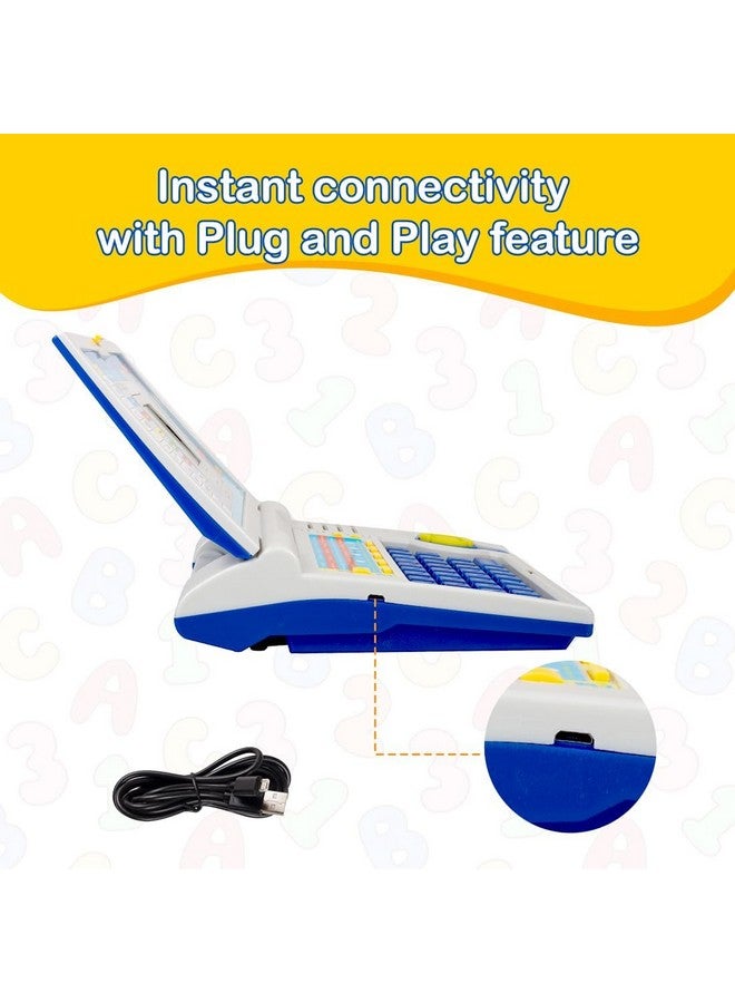 Magicwand 20 Fun Activities Educational Laptop Computer Toy with Mouse for Kids,Letter,Words,Games, Mathematics,Music,Logic,Memory Tool【Blue】【Pack of 1】 - Image 3