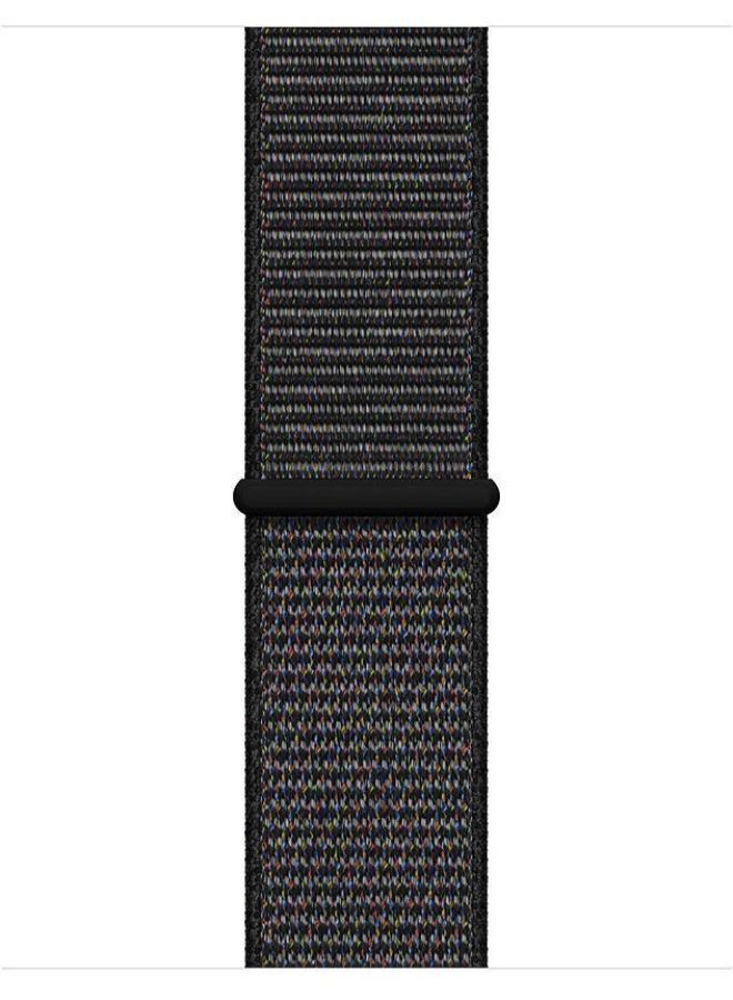 NIBEMINENT Smart Wrist Band For Apple Watch 44 mm Black - Image 3