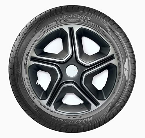 CARIZO® - Hotwheelz 15 Inch Wheel Cover | Granite Grey & Silver Colour | 15 Inch Cars Wheel Cap | Set of 4 Compatible with Toyota Altis All Models - Image 3