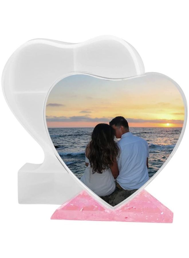 1-Piece Silicone Mold Heart Shape DIY Resin - Image 1