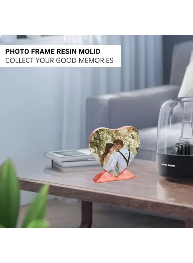 1-Piece Silicone Mold Heart Shape DIY Resin - Image 3