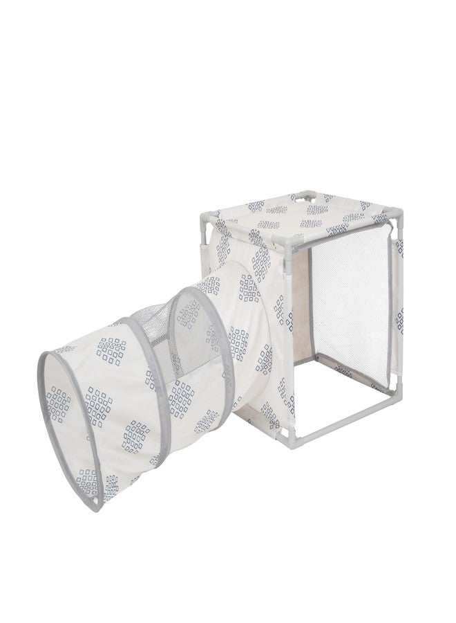 Kitty City Cozy Cat Play Furniture, Hideaway Cat Tunnel - Image 1