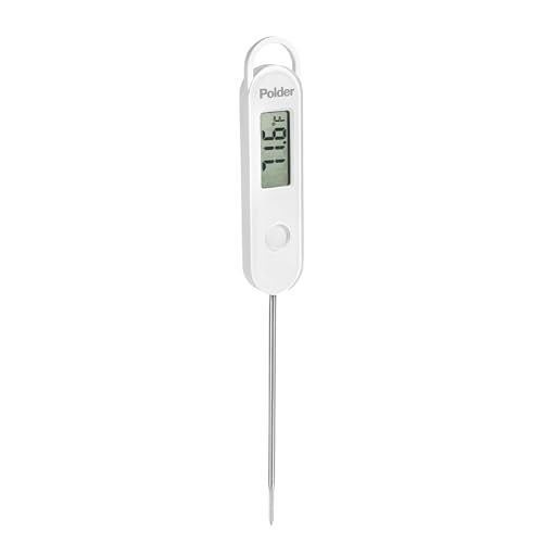 Polder Stable-Read Instant Read Thermometer, Digital Thermometer for Cooking, Food Thermometer, Cooking Thermometer with Easy-to-Read Digital Display - Image 1