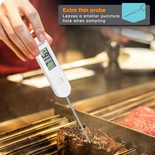 Polder Stable-Read Instant Read Thermometer, Digital Thermometer for Cooking, Food Thermometer, Cooking Thermometer with Easy-to-Read Digital Display - Image 4