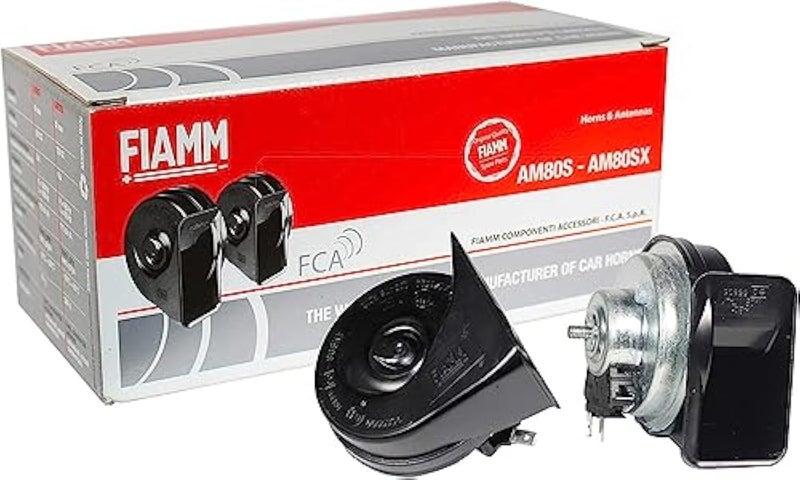 Fiamm 12 Volt Electric Car Horns Pair - FIAMM am80s